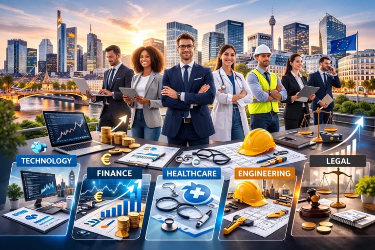 High-Paying Careers in Europe professionals across technology finance healthcare and engineering sectors