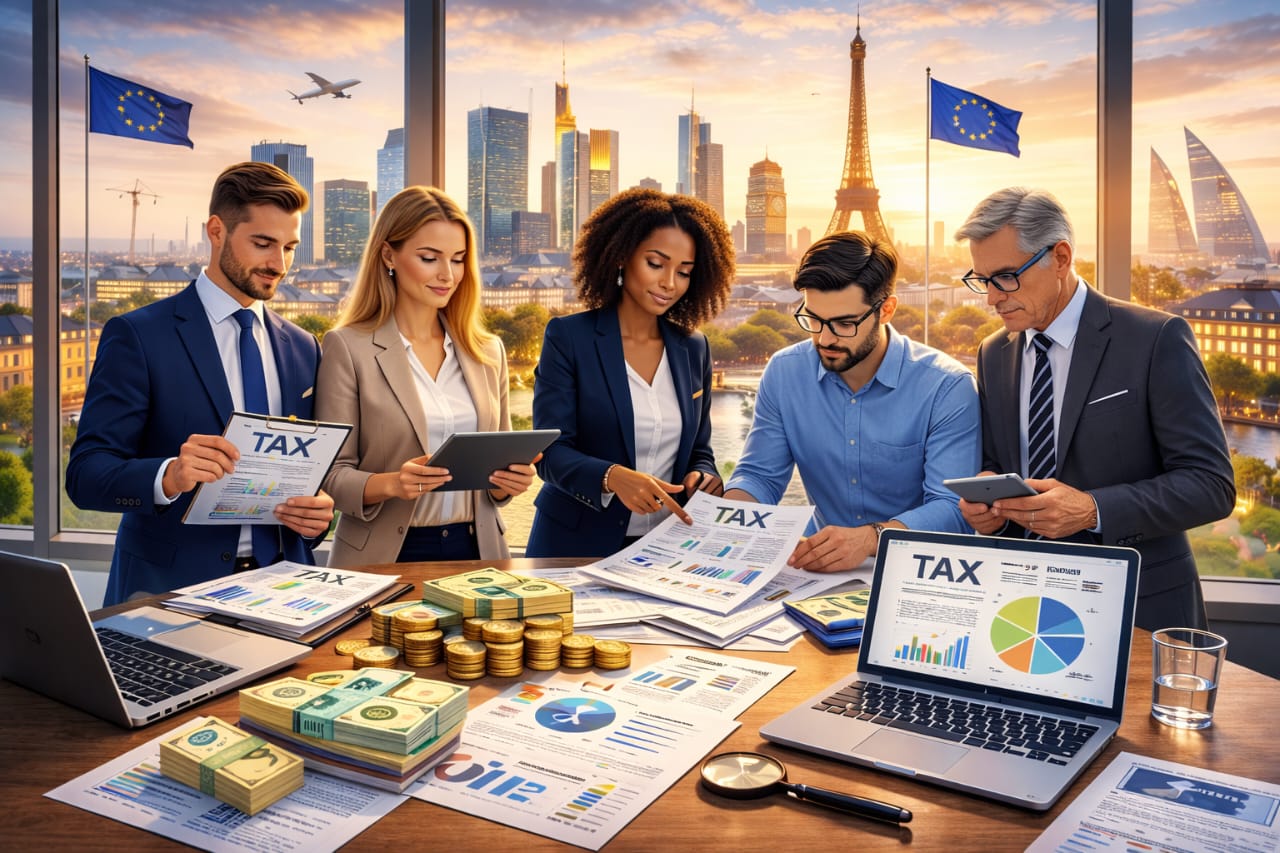 European Tax Systems,Income Tax in Europe,Take Home Pay Europe