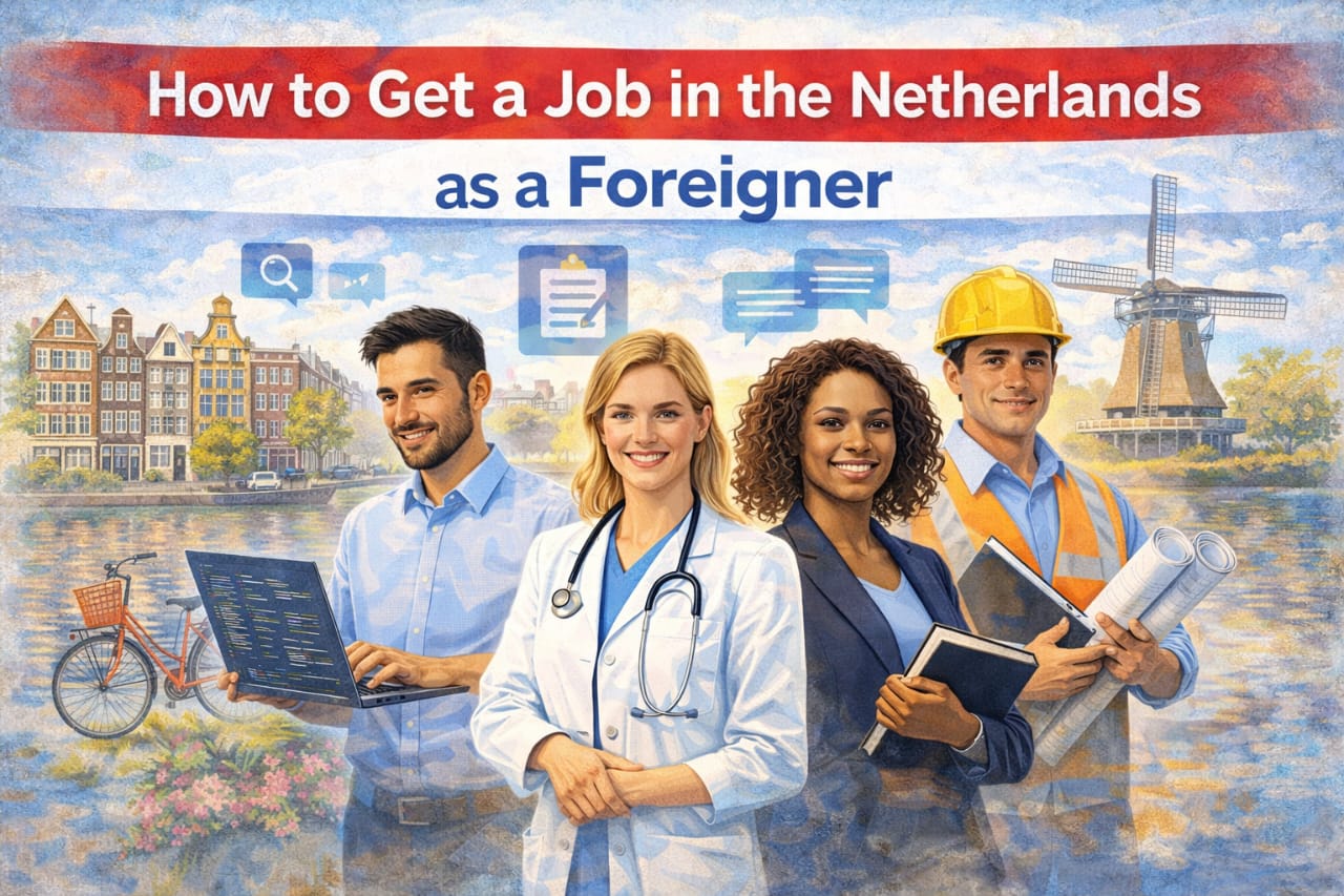 How to get a job in Netherlands as a foreigner international professionals working in the Dutch job market