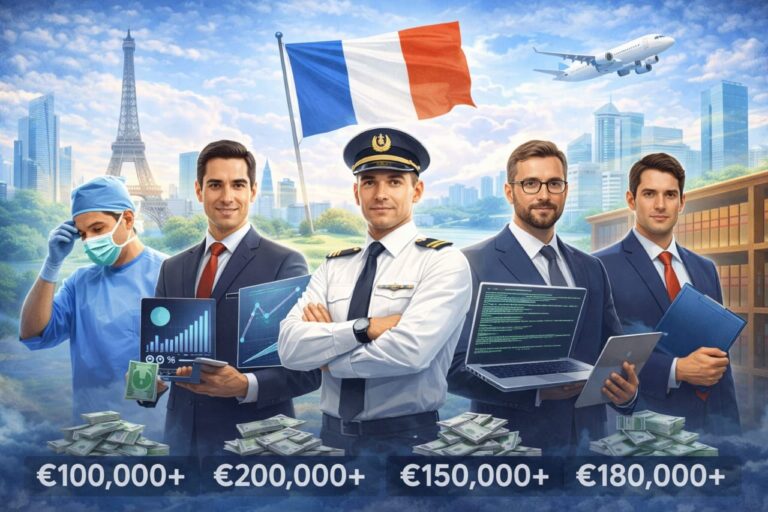 Highest Paying Jobs in France (Salary, Industries and Career Demand) 40 Highest paying jobs in France comparison showing top professions and salary ranges