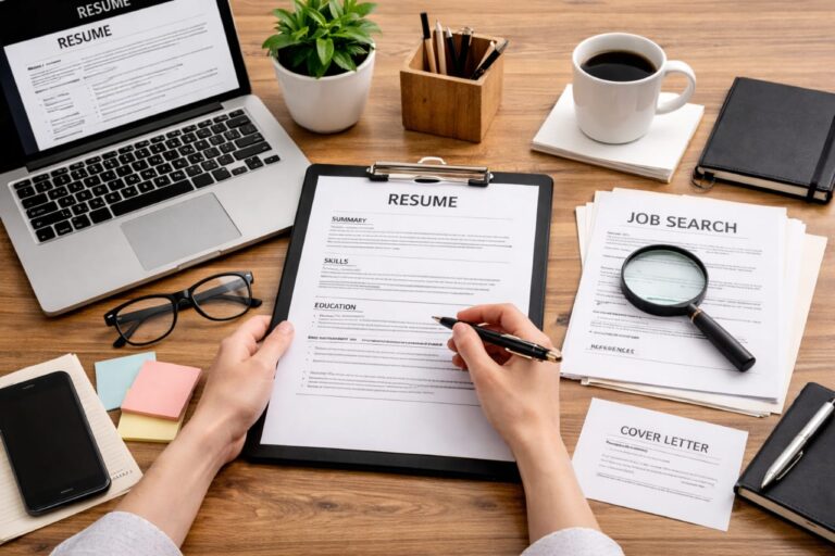 how to write a remote job CV with no experience clean cv editing workspace resume improvement job application setup